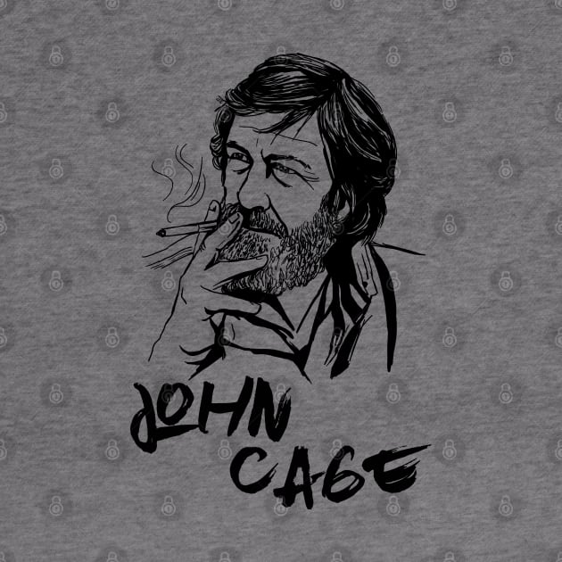 John Cage by Erena Samohai